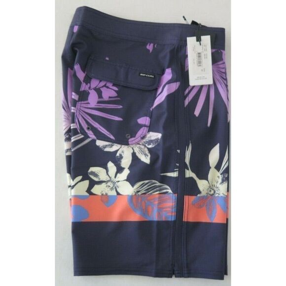 Rip Curl Mirage Fader CBOQB9 0049 Men's Sz 32 Navy Floral 20" Boardshorts - Picture 4 of 4